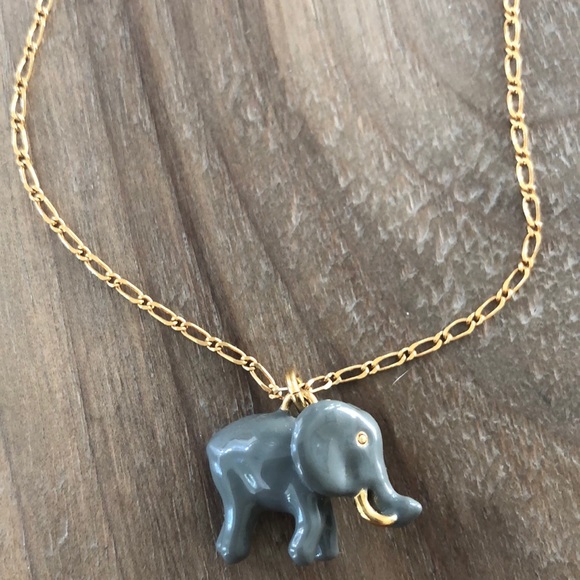 J. Crew Jewelry - J Crew elephant long necklace